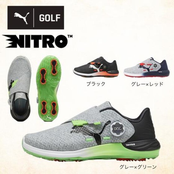 新品⭐︎PUMA ゴルフファントムキャットニトロディスクスパイクレスシューズ PUMA｜メンズ ゴルフ ファントムキャット ニトロ ディスク