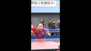 【世界卓球】伊藤美誠「シングルスでのメダル獲得が目標です！」