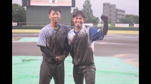 【NPB交流戦 石川ミリオンスターズvs阪神タイガース】雨の中球場に訪れたファンのために 阪神タイガース【川﨑俊哲】・ 石川ミリオンスターズ【東晴登】の2名がパフォーマンスを行いました‼️