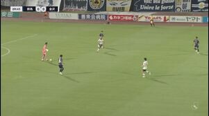 【山ノ井拓己】裏に抜けた相手FWのシュートを弾く「ツエーゲン金沢 vs ザスパ群馬」