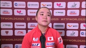 【卓球】伊藤美誠、台湾の強敵にストレート勝ち！「(21-19)2ゲーム分やった気がした」｜世界卓球2025