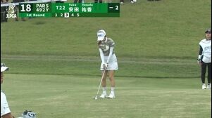 【女子ゴルフ】実況・解説も憧れる！？安田祐香のスピンを効かせたスーパーショット＜Ｓｋｙ ＲＫＢレディスクラシック＞