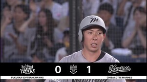【3回裏】先制タイムリー!! マリーンズ・寺地隆成 満塁のチャンスでレフト前ヒットを放つ!! 2025年6月27日 千葉ロッテマリーンズ 対 福岡ソフトバンクホークス