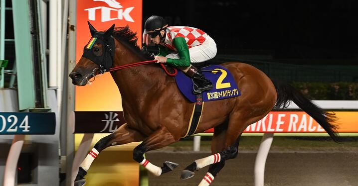 名古屋競馬】第26回かきつばた記念(JpnⅢ)はミルコ・デムーロ騎手(JRA)騎乗の『サンライズホーク号(JRA)』が優勝 2024.2.29 -  スポーツナビ