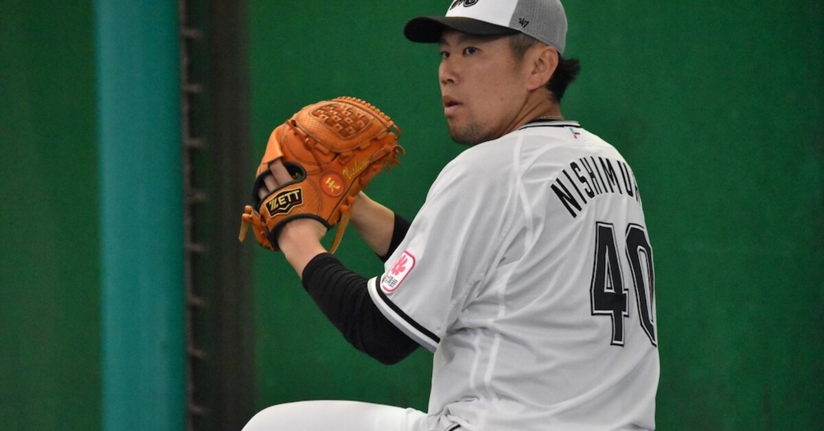 40 西村 天裕 選手名鑑2024 - 千葉ロッテマリーンズ
