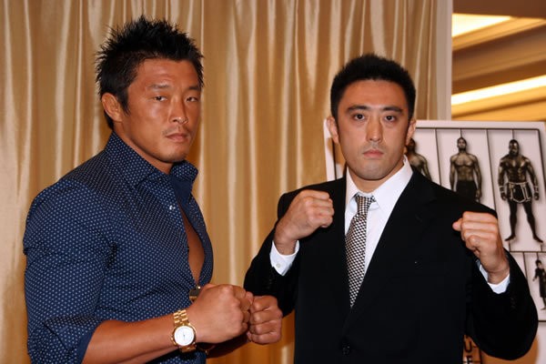 9.23「DREAM.6」(さいたまSA)の秋山成勲(左)の対戦相手は、正道会館の外岡真徳に決定