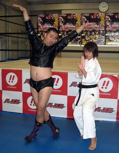 空手ガール 朱里がkgとしてハッスルデビュー スポーツナビ 空手ガール 朱里がkgとしてハッスルデビュー スポーツナビ