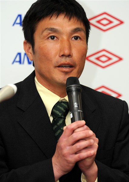 今季JFLに昇格した松本山雅FC。「昇格を狙う」と吉澤監督
