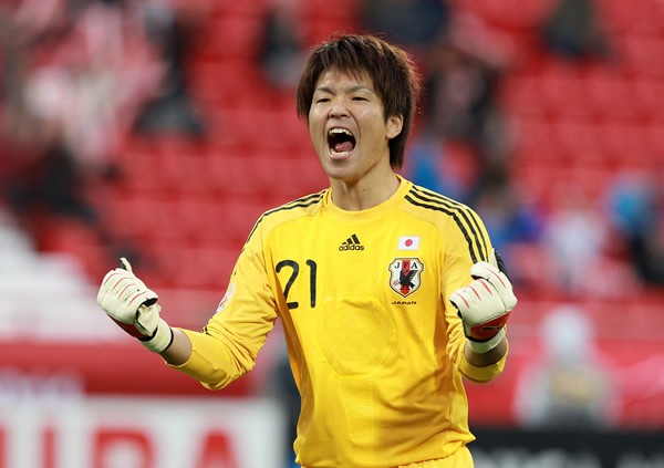 西川はサウジ戦で失点ゼロに抑えて勝利に貢献。川島との新たな正GK争いに注目が集まる