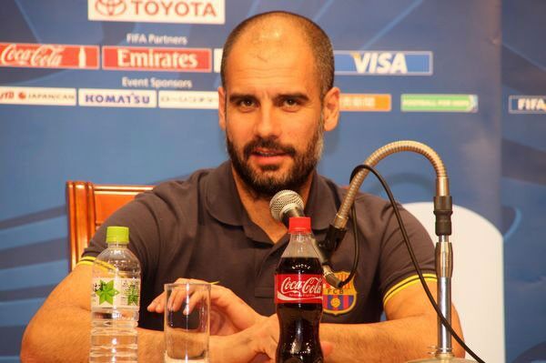 グアルディオラ監督 素晴らしいプレーで頂点に クラブw杯 バルセロナ来日会見 スポーツナビ グアルディオラ監督 素晴らしいプレーで頂点に クラブw杯 バルセロナ来日会見 スポーツナビ