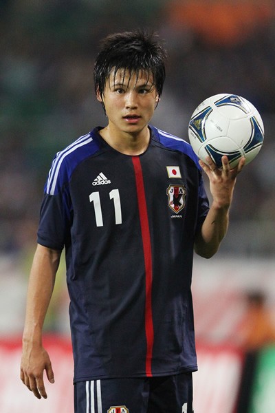 アゼルバイジャン戦で代表デビューを飾った宮市。ザック監督の期待に応え、W杯最終予選メンバーにも選ばれた