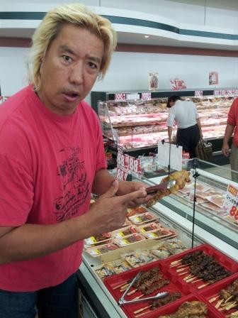 会場のある新潟で自身初の電流爆破デスマッチをPRする高山