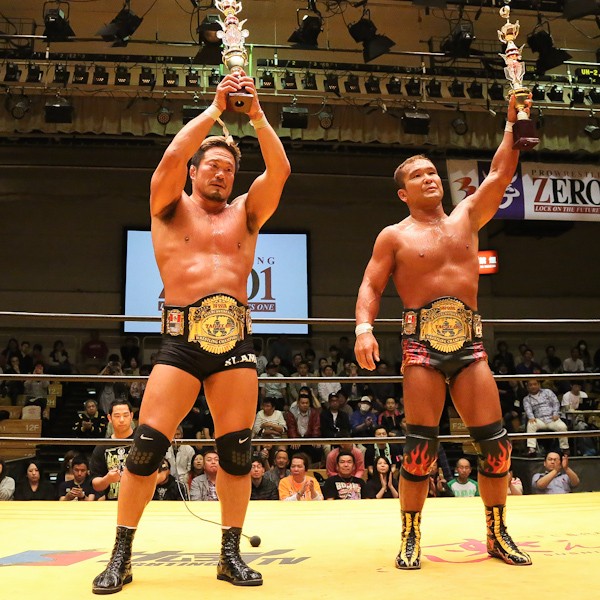 弾丸ヤンキースが大谷&KAMIKAZE組を破り、インターコンチネンタル タッグ王座を獲得。GHCタッグとの2冠へ王手をかけた