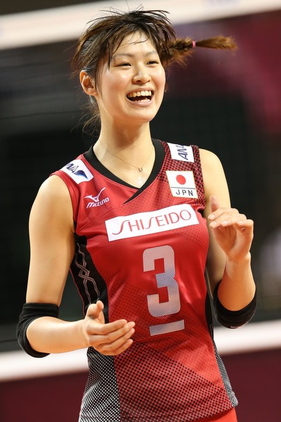 試合後、「初戦は絶対に勝ちたかった」と話したキャプテンの木村沙織