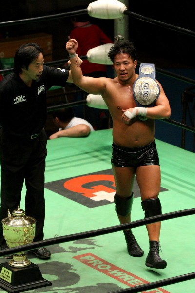 GHCジュニアV7の原田にライバル小峠が挑戦を表明