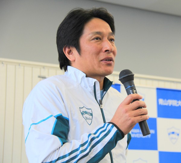 「ワクワクしすぎてなかなか区間が決められない」とユーモアたっぷりに語った原監督