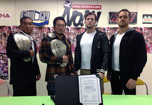新年初戦でGHCタッグをかけ激突する弾丸ヤンキースとTMDK