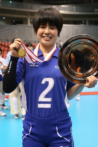 大会MVPに輝いた堀込は、調子の良い選手にトスを集めることを意識していた
