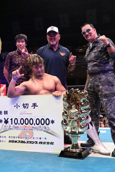 棚橋が中邑下し8年ぶり2度目のG1制覇「新日本プロレスの中心に
