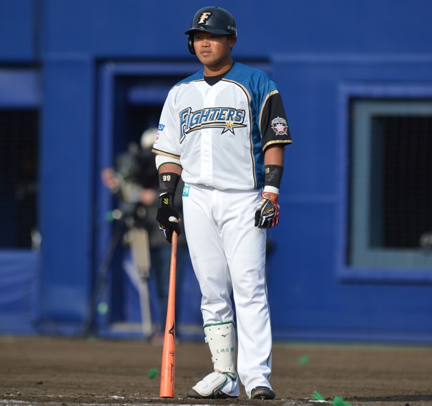 元日本ハムファイターズ大嶋選手 NPBバット-