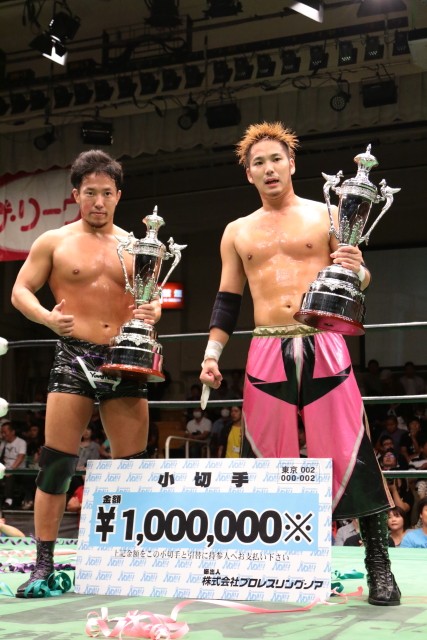 桃の青春タッグが優勝 GHC王座奪回を宣言 みのるはノア解散通告