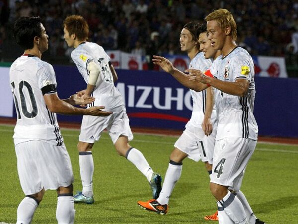 本田 こういう相手とやるのが下手 w杯予選カンボジア戦後 選手コメント スポーツナビ 本田 こういう相手とやるのが下手 w杯予選カンボジア戦後 選手コメント スポーツナビ