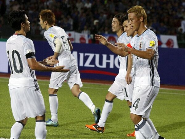 本田 こういう相手とやるのが下手 ｗ杯予選カンボジア戦後 選手コメント スポーツナビ