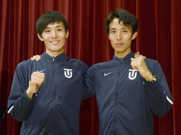 服部勇馬(左)・弾馬を擁する東洋大には勢いがあると、神屋氏は見ている