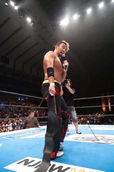 オカダに完勝の丸藤は「オレの名前をよく覚えておいてくれ」と新日ファンにアピール