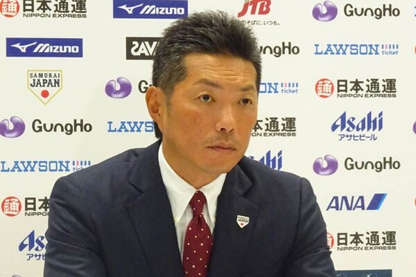 11月の強化試合のメンバーを発表した小久保監督。来年3月のWBCに向けて最後の集まる機会ということで「結束力を高めたい」と語った