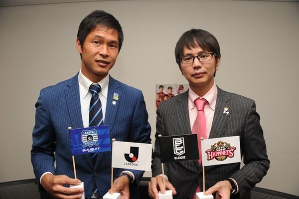 バスケ県 秋田におけるjとの関係性は 競技をまたいだ連携策を両社長が語る スポーツナビ バスケ県 秋田におけるjとの関係性は 競技をまたいだ連携策を両社長が語る スポーツナビ