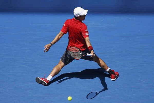 2回戦を突破した錦織圭。冷静な試合運びで、徐々にペースをつかんだ