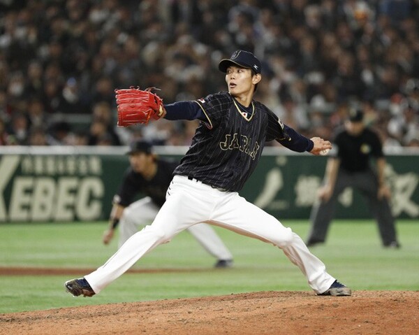 1次ラウンド・オーストラリア戦、岡田(写真)が満塁の場面を併殺で切り抜けたことで流れが来たと振り返った
