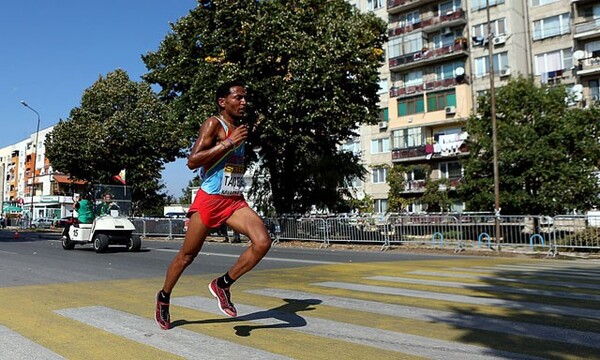 ハーフマラソン世界記録保持者のゼルセナイ・タデッセは、テストランでも好走を見せた