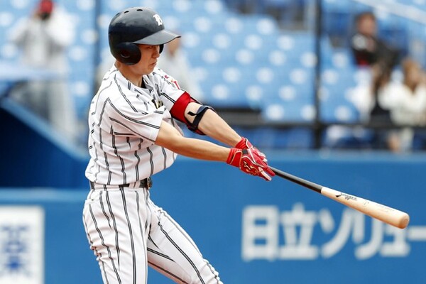 国際武道大打線では6番・磯網が打率5割超と当たっている