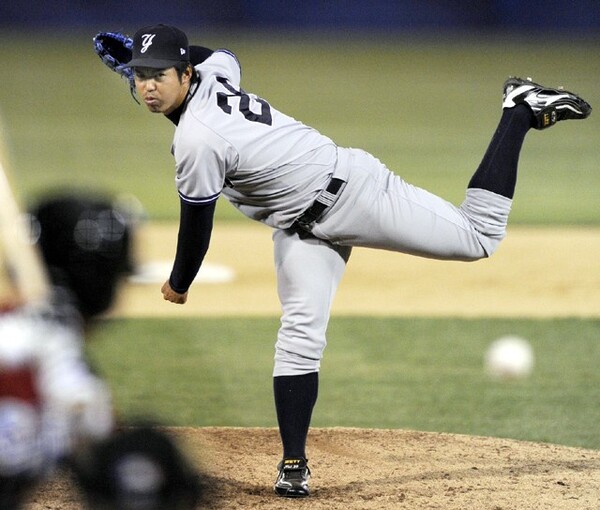 2007年にヤンキースに移籍するも、09年以降はマイナーでの登板が続いた(写真は10年のもの)