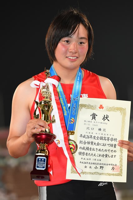 本格的に陸上を始めたのは高校から。当初は競泳でも上を目指していた