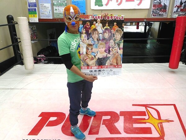 4月15日に後楽園ホール大会を控えるPURE−J代表のコマンド・ボリショイにインタビュー