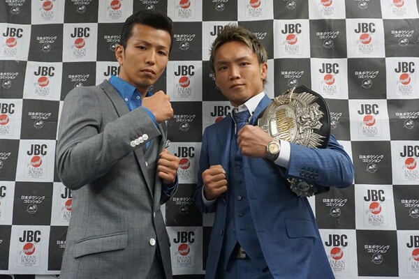 スーパーバンタム級の国内頂上決戦となる久我勇作(右)と和氣慎吾の戦いが27日に行われる