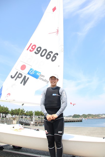セーリングで3度目の五輪出場を目指す土居愛実