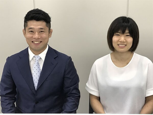 五輪でメダルを獲得した経験を持つ平岡拓晃(左)と中村美里に、アジア大会における柔道の展望を語ってもらった