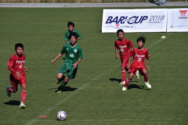 子供たちの成長を願いFC今治が主催する「BARI CUP(バリカップ)」の様子