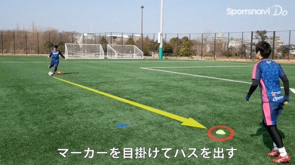 サッカーの パストレーニング 味方に正確なパスを出すための練習法 スポーツナビdo