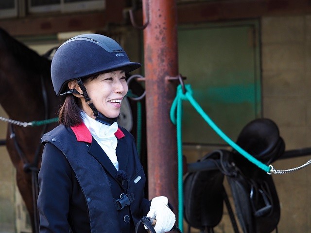 石井の背中を押したのは、夫の「障がいがあっても馬に乗れるらしいよ」という言葉だった