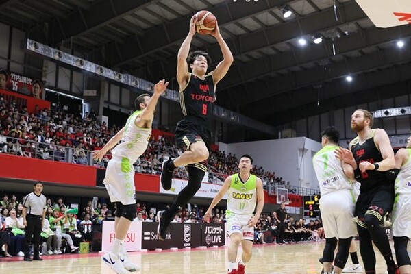 日本代表の主力級を3人要するA東京。馬場はアジア最高のベストダンカーだ