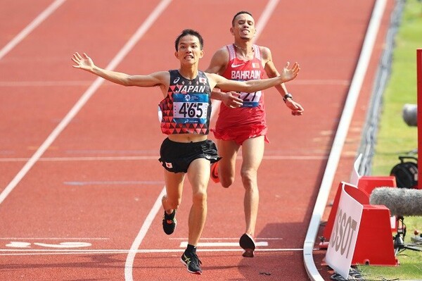 酷暑のジャカルタ・アジア大会を制した井上。ラストスパートで競り勝った勝負強さも持ち合わせる