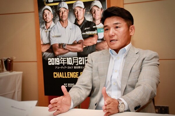 日本初開催となるPGAツアーの見どころを語る丸山茂樹プロ