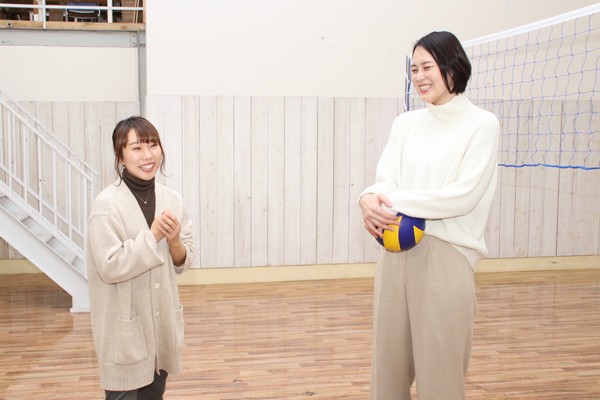 アスリート魂に火がついたのか、想定外の白熱したラリーを見せた大山さんと今井選手