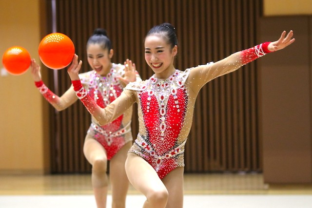 新体操の 肥後もっこす 稲木李菜子 どんな時も笑顔で 目指す東京五輪 東京オリンピック パラリンピックガイド Yahoo Japan