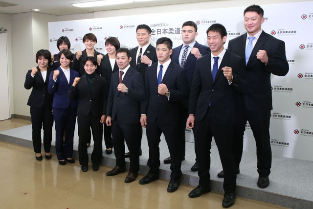 新たに柔道の東京五輪代表に内定した12人